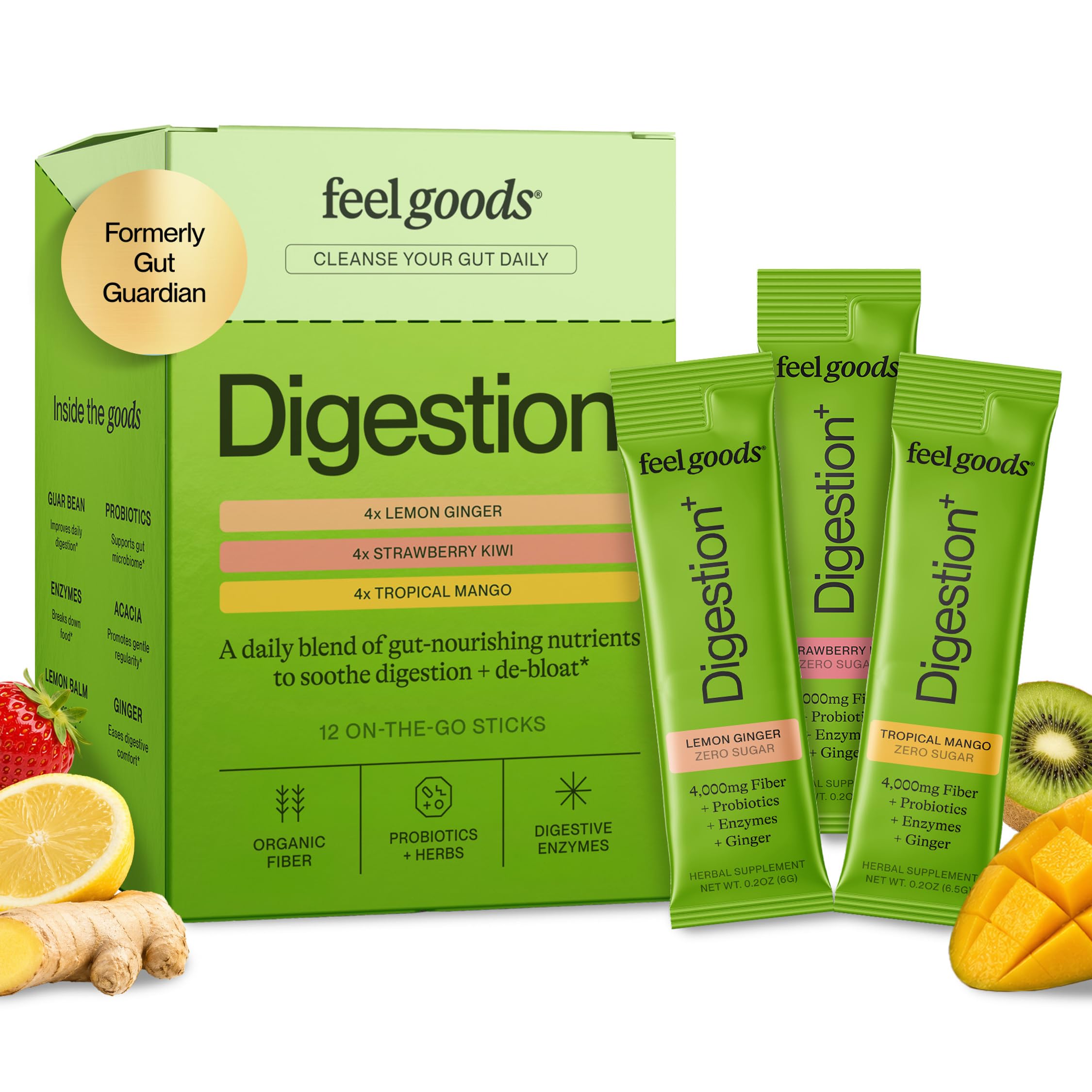 Amazon.com: Feel Goods Digestion+ Gut Health Organic Fiber